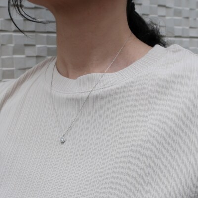 プラチナ ダイヤ0.14ct 45cm ペンダント PNI-303-PT
