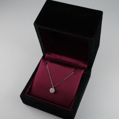 プラチナ ダイヤ0.14ct 45cm ペンダント PNI-303-PT