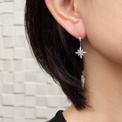 プラチナ ダイヤ0.7ct スターピアス  PNI-10AC