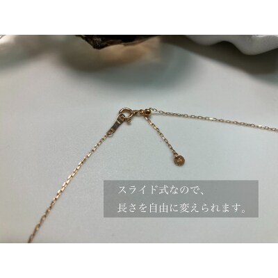 18金PG マーキス ダイヤモンド　フラワーペンダント　PNI-199PGNW