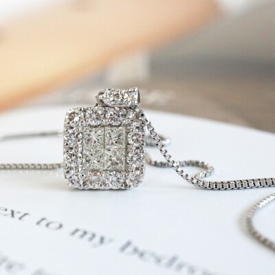 甲府市発 プラチナ ダイヤモンドペンダント 0.5ct [PP-2990PT]