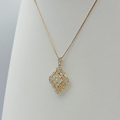 甲府市発 k18ピンクゴールド ダイヤモンドペンダント 1.5ct [PP-2009PG]