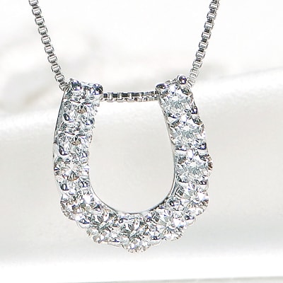 Pt ダイヤ馬蹄0.20ct　PN　325714