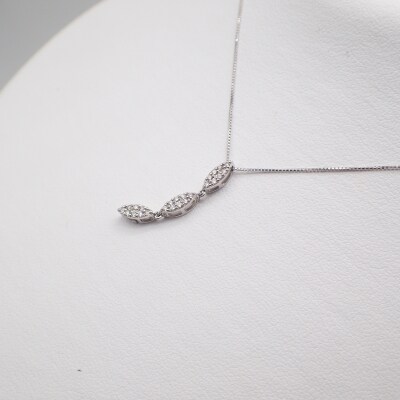 ジュエリー産地甲府　PT2WAYダイヤモンドネックレス　0.20ct　82025