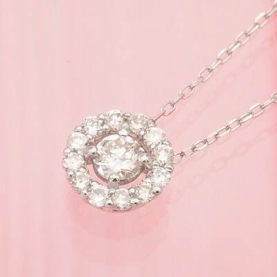 プラチナ 0.3ctダイヤモンド ペンダントネックレス　HH019184