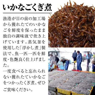 淡路島 高栄水産、いかなごくぎ煮2点セット 300g(150g×2箱)　at15009