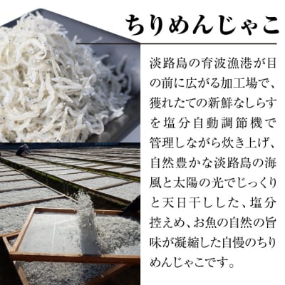 淡路島 高栄水産、生炊きちりめん山椒と天日干しちりめんじゃこのセット 600g　at15011