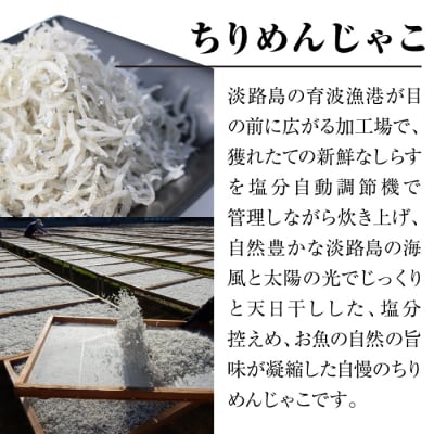 淡路島 高栄水産、天日干しちりめんじゃこ2点セット 600g(300g×2箱)　at15013