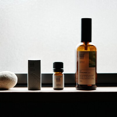 BOX SET essential oil + soap + room spray　at23005
