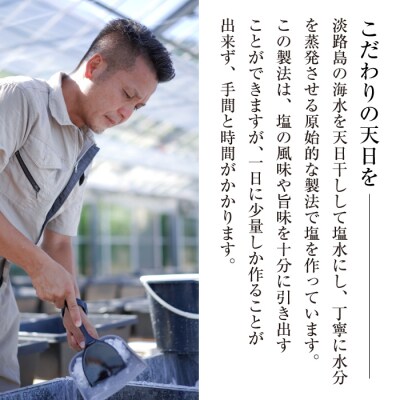 淡路島海塩 TEN-PI-EN 小粒1kg(500g×2袋)　ay09014