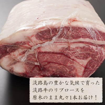 淡路牛 リブロース 原木丸々1本 約7kg～10kg　ah14096
