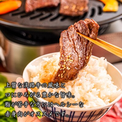 淡路牛 赤身焼肉タレ漬け 900g(300g×3PC)　ah14111