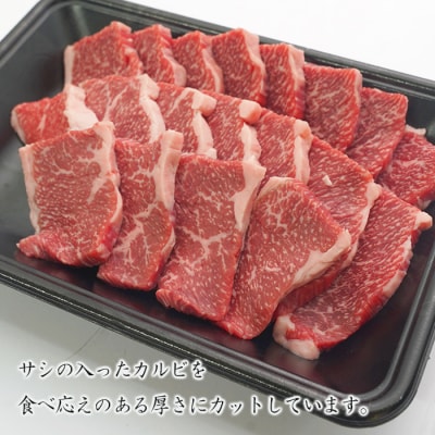 淡路牛カルビ焼肉 500g(250g×2PC)　ah14114