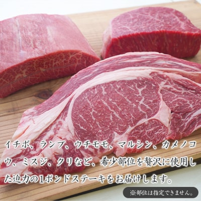 淡路牛希少部位1ポンドステーキ 約450g　ah14115