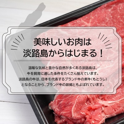 淡路牛赤身スライス500g　an07060
