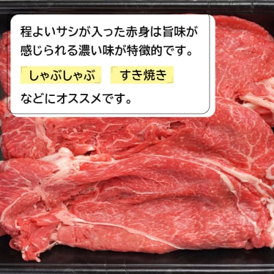 淡路牛赤身スライス500g　an07060