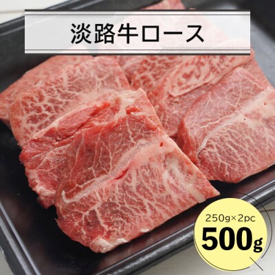 淡路牛ロース焼肉500g(250g×2P)　an07063