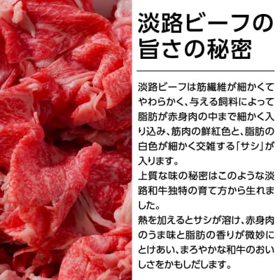 淡路ビーフきりおとし600g【お届け日指定返礼品】　aa16059