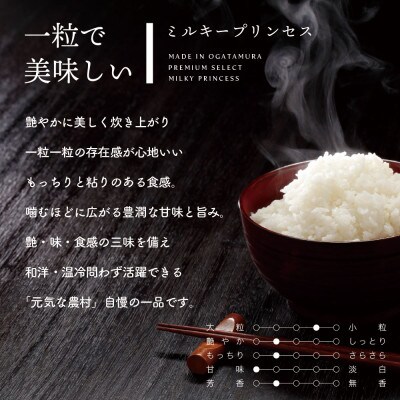令和6年産秋田県特別栽培米ミルキープリンセス無洗米20kg(5kg×4袋)