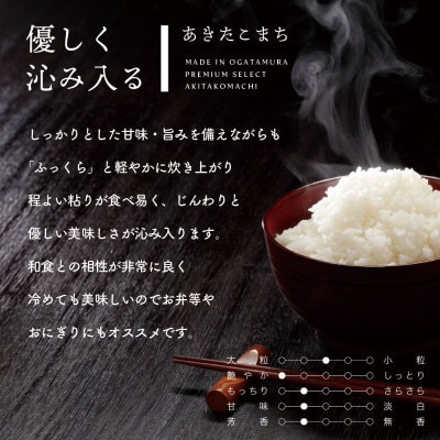 【毎月定期便】秋田県産あきたこまち白米25kg(5kg×5)全3回