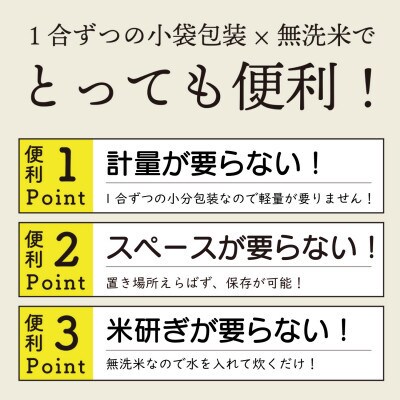 【毎月定期便】サキホコレ (無洗米 1合(150g)×8個 )全6回