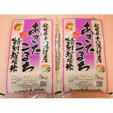 大潟村産あきたこまち特別栽培米　精米10kg(5kg×2)  大潟村カントリーエレベーター公社　