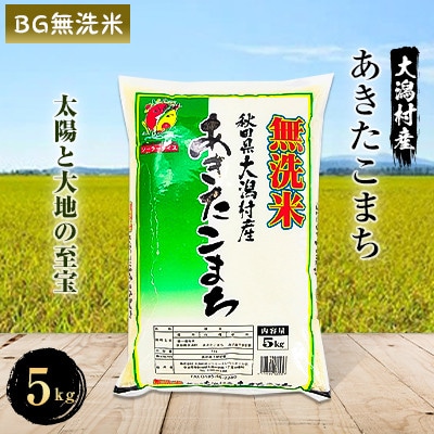 【毎月定期便】あきたこまち無洗米5kg全2回