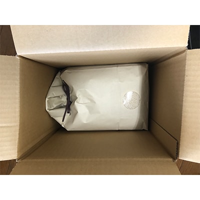 【2ヵ月毎定期便】もち米玄米5kg (栽培期間中農薬不使用・化学肥料不使用) 全3回