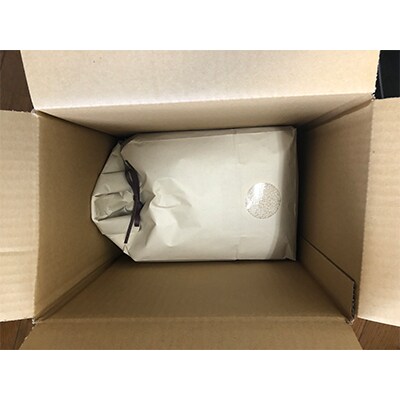 【2ヵ月毎定期便】もち米白米5kg (栽培期間中農薬不使用・化学肥料不使用) 全3回