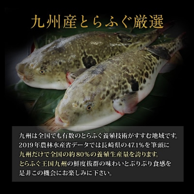 本場とらふぐ刺し・ふぐ鍋セット(4～5人前) ふぐ皮刺し ポン酢・薬味付