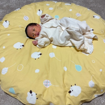オーダーメイド ベビー用 まん丸敷布団(カバー付き) 木綿わた 赤ちゃん 出産祝い 孫
