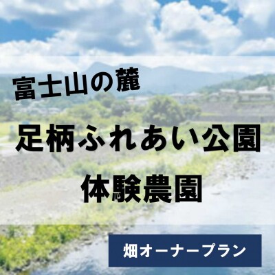 足柄ふれあい公園　体験農園　畑オーナープラン(12か月)