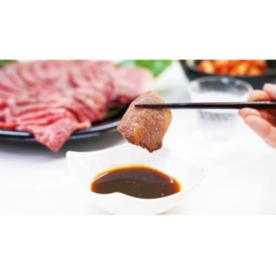 焼肉屋さんの極上黒毛和牛カルビ　特製醤油だれ漬け　500g