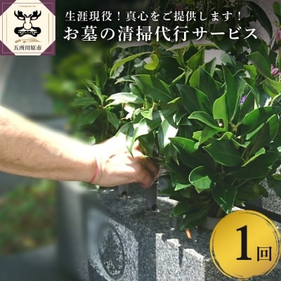 お墓の清掃代行サービス(1回分)