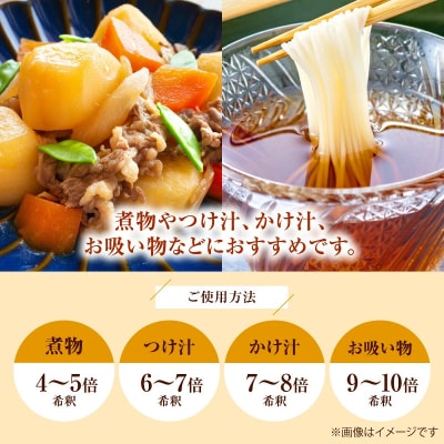 ＜訳あり＞【着色料・保存料不使用】しいたけの旨味つゆ(300ml×6本) H207-007