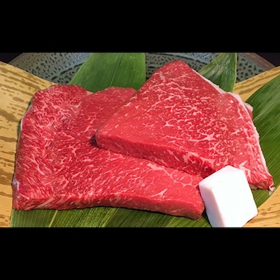 「A5ランク」米沢牛ももステーキ400g(約200g×2枚)_B111