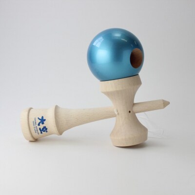 競技用けん玉「大空」Premium メタリックターコイズブルー_F101