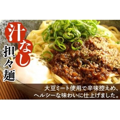 瀬戸内麺工房なか川「広島流 汁なし担々麺10食セット」 (10袋、たれ、すり胡麻、七味唐辛子付き)