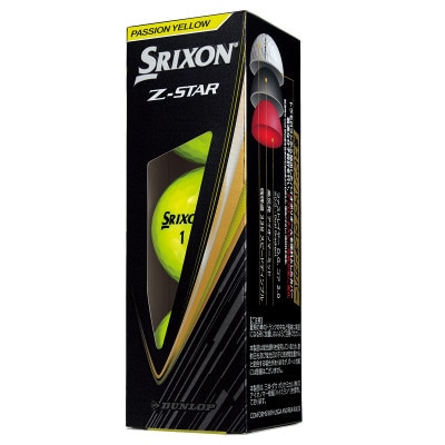 ダンロップゴルフボール 2025年 スリクソン　Z-STAR　1ダース【色:パッションイエロー】