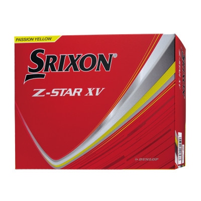 ダンロップゴルフボール 2025年 スリクソンZ-STAR　XV　1ダース【色:パッションイエロー】