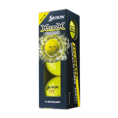 2026年モデル スリクソンXmaX イエロー 2ダース ダンロップ ゴルフボール