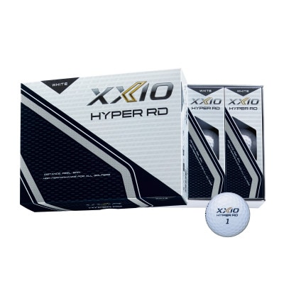 ゼクシオ HYPER RD 1ダース【ホワイト】ダンロップ ゴルフボール