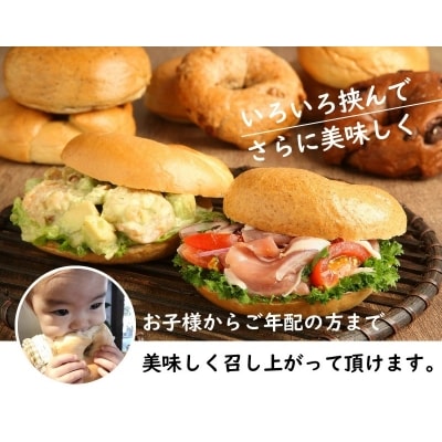 【毎日食べても飽きない】わっぱ堂のプレーンベーグル12個セット　H049-056