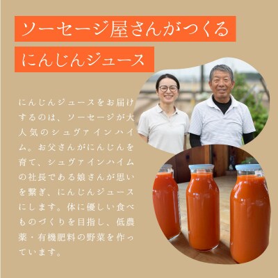 【無添加】へきなん冬人参ジュース180ml×3本　H003-046