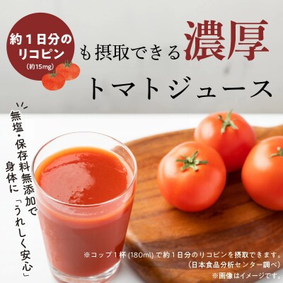【個数限定】毎日の習慣に!トマト100%贅沢なトマトジュース 6回定期便　H004-259