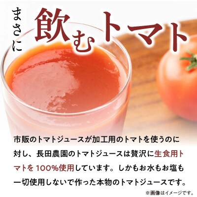 【個数限定】毎日の習慣に!トマト100%贅沢なトマトジュース 6回定期便　H004-259