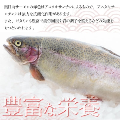 【ふるさと納税】奥日向サーモン フィレ2枚とアラ1パック　魚 海鮮 ご当地サーモン 西米良村 