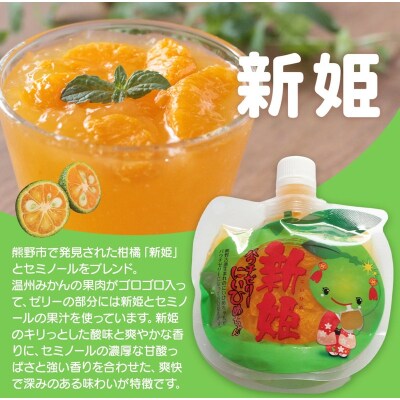 凍らせても美味しいです!【贅沢新姫ゼリー(48個)】化粧箱なし☆ご家庭用