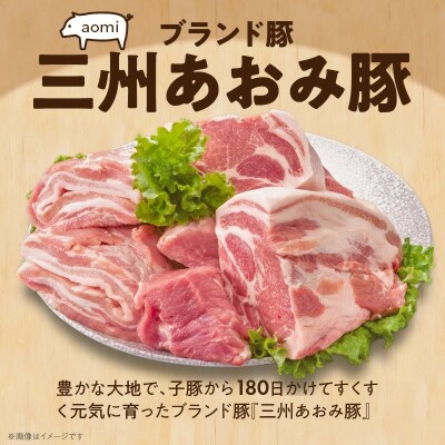 “三州あおみ豚” 焼肉セット 計1.5kg(肩ロース&豚バラ&スペアリブ)H030-017