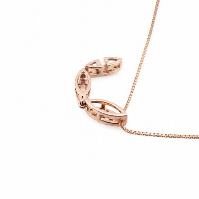 ジュエリー産地甲府 K18ピンクゴールド2WAYダイヤネックレス 0.20ct　82027